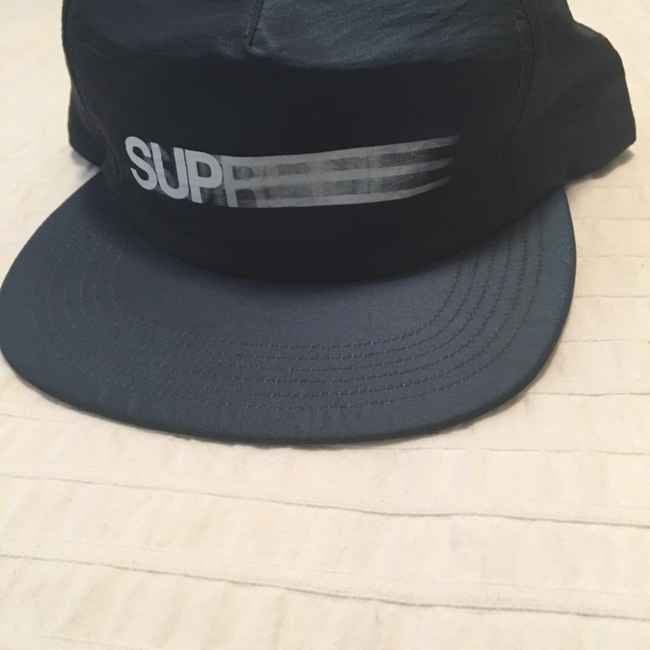 SUPREME SS16 MOTION LOGO IRIDESCENT 5 PANEL SNAPBACK...