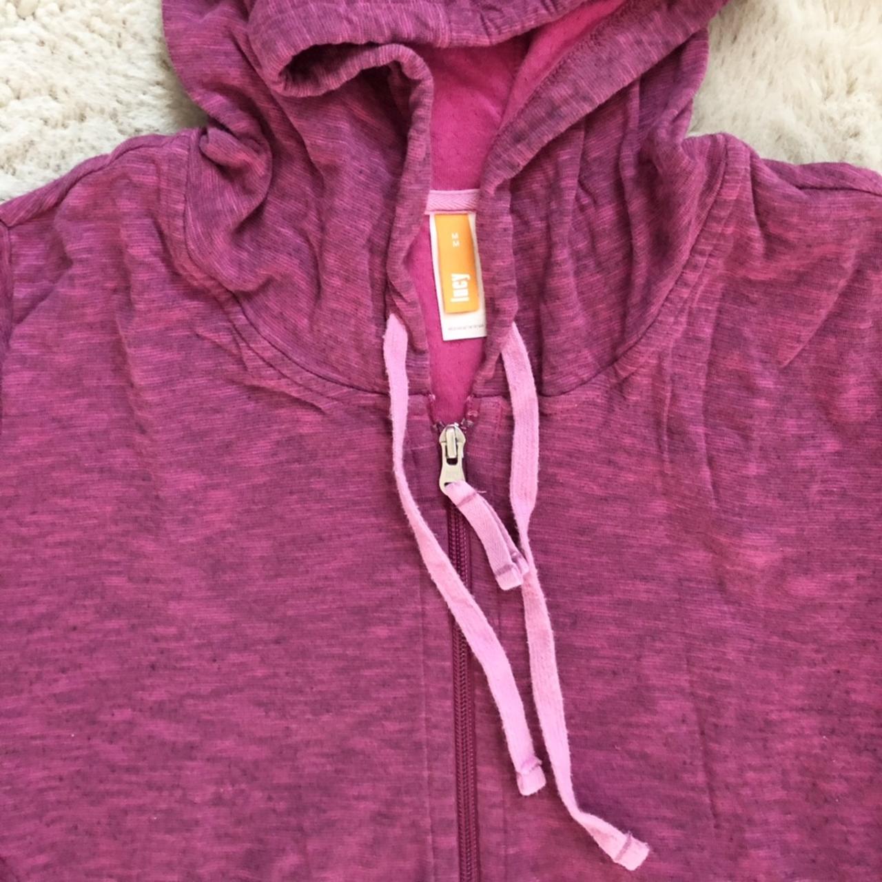Lucy Women's Pink and Purple Hoodie (2)