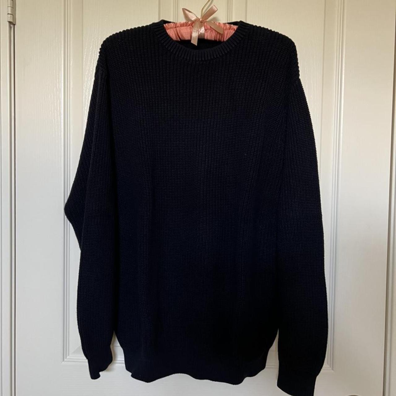 brandy melville sweater navy blue crewneck sweater... Depop