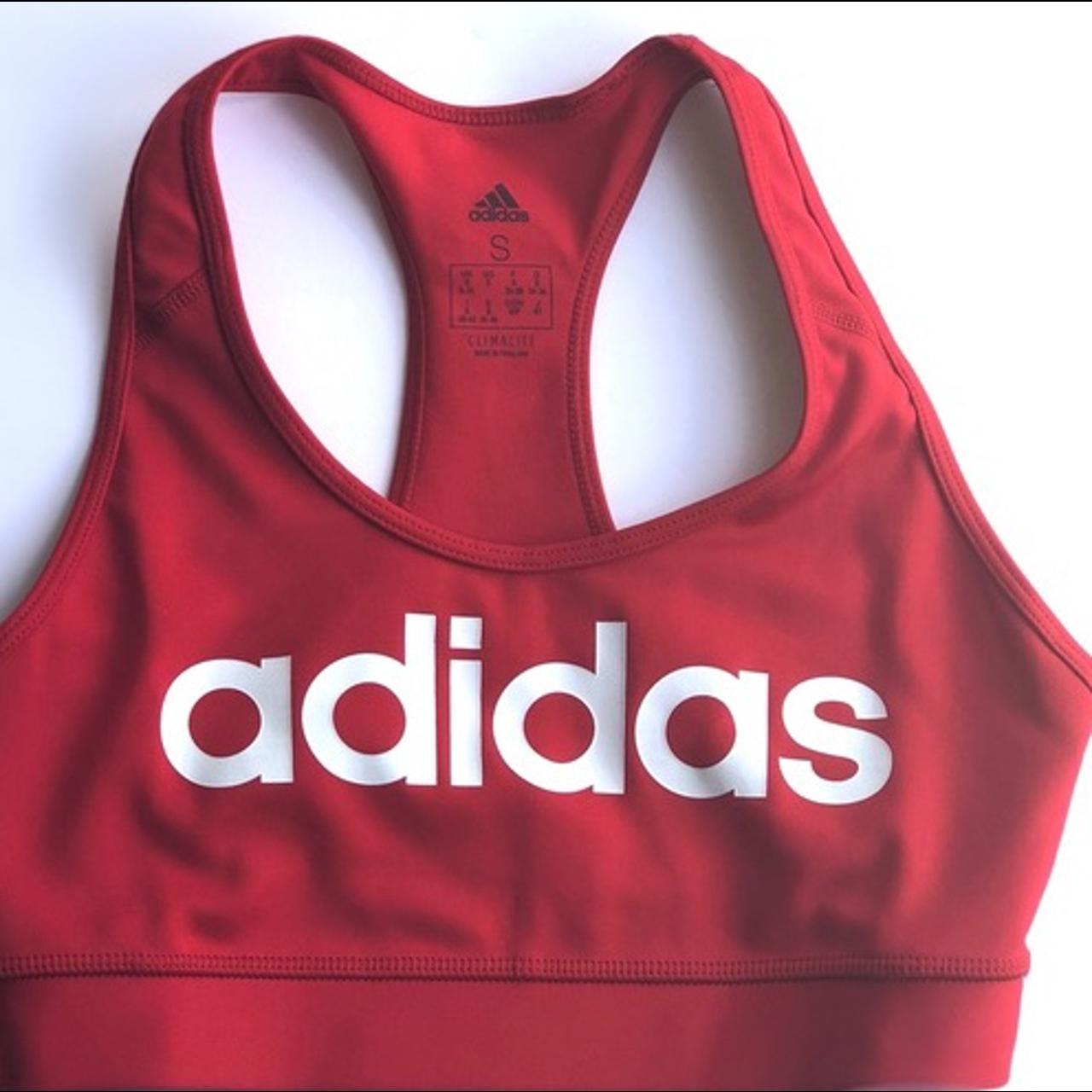 Cure red adidas sports bra