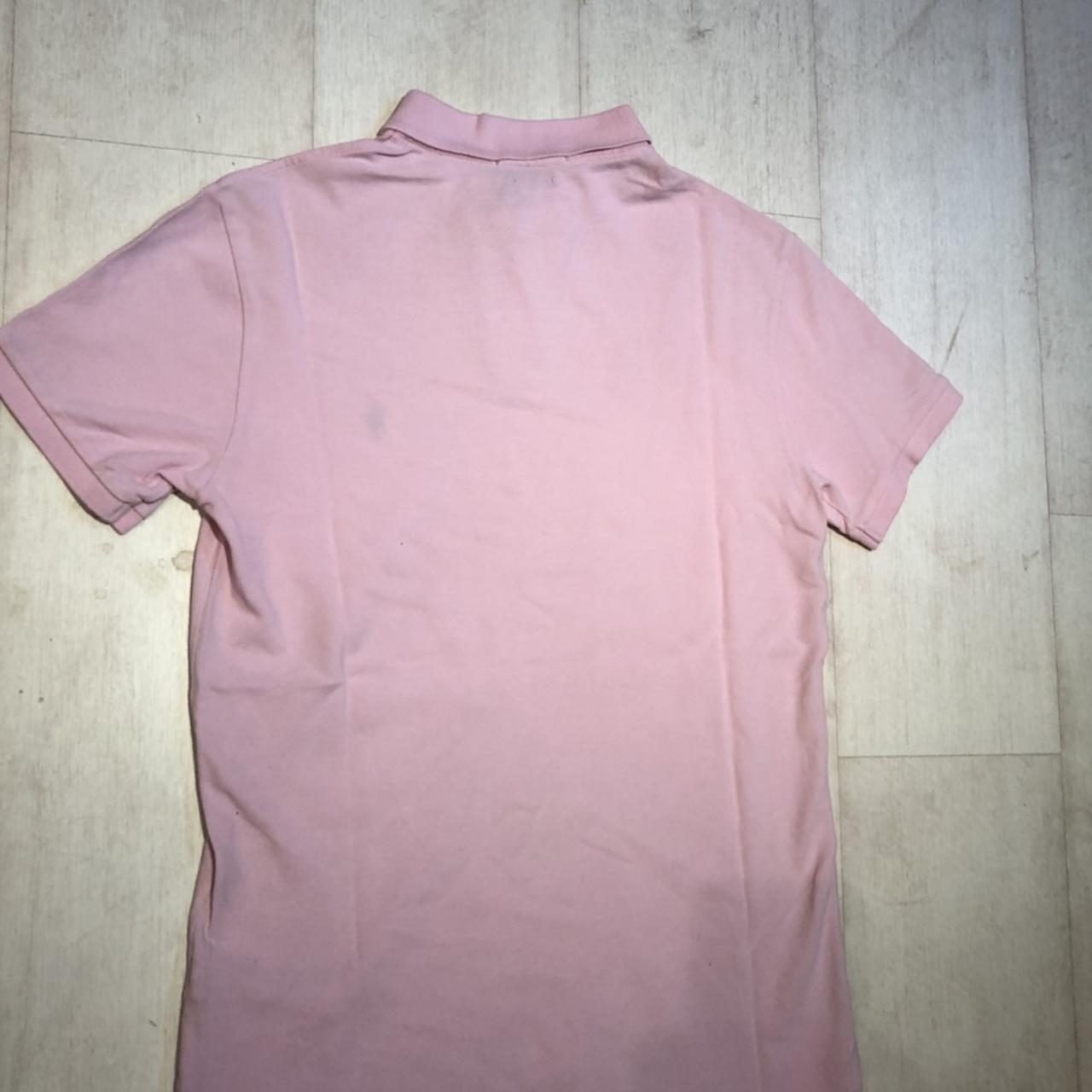 Pale pink Ralph Lauren Polo shirt Custom... - Depop