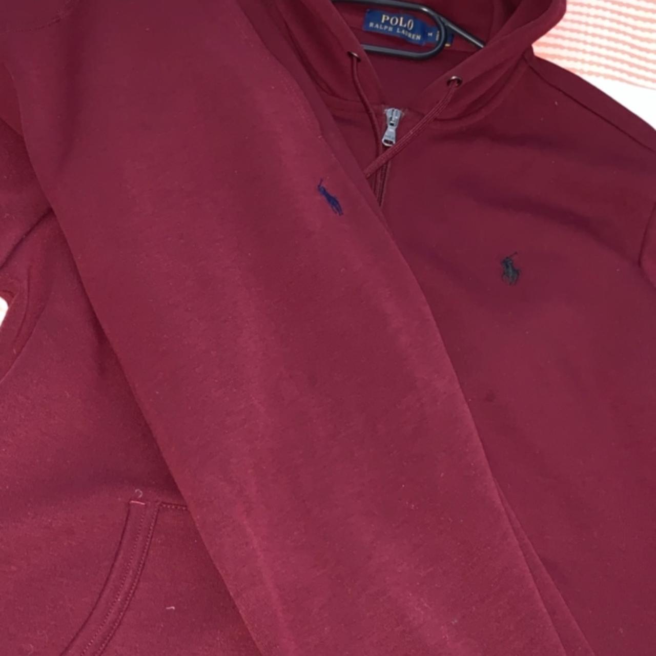 ralph lauren burgundy tracksuit