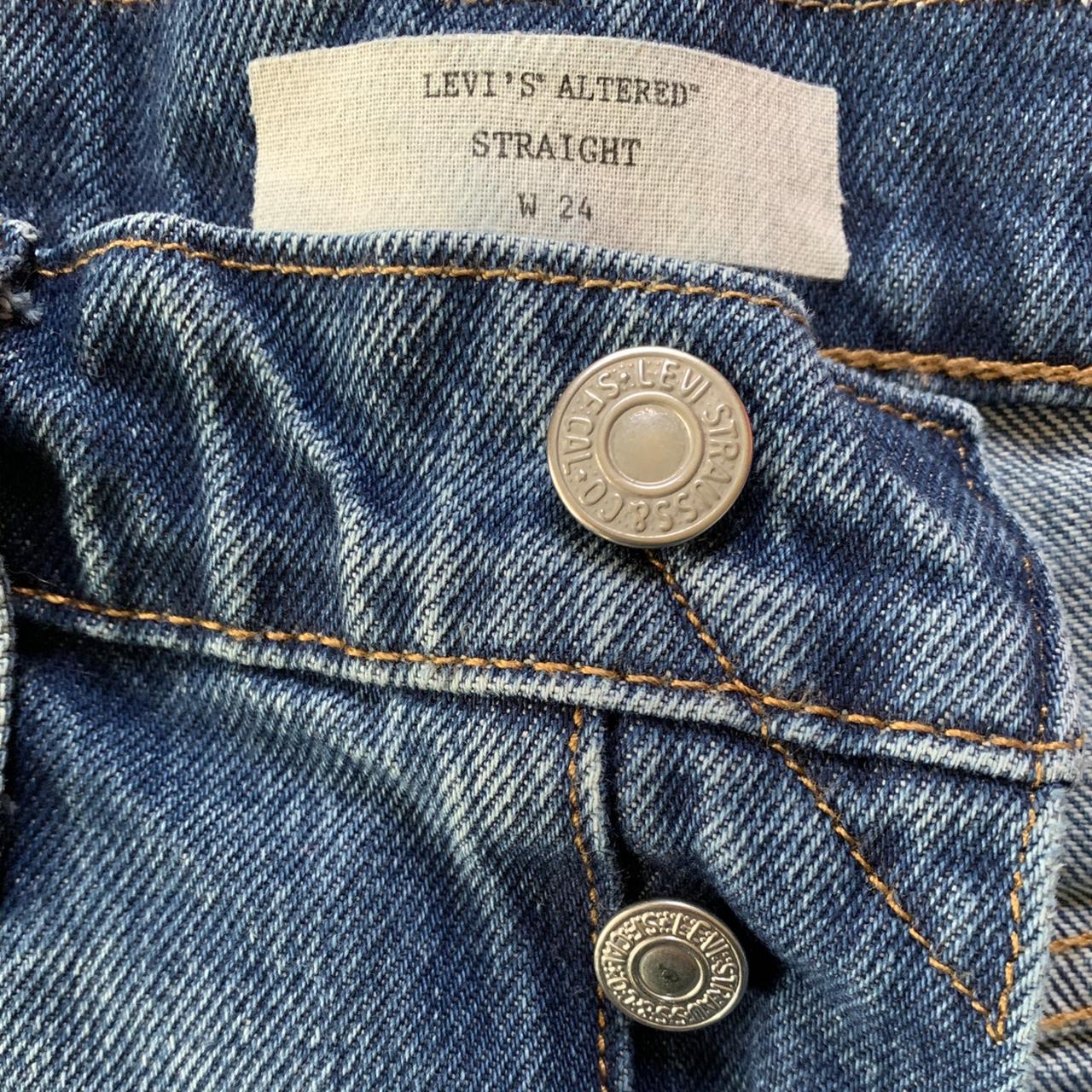 LEVIS Altered Straight Jeans. Worn 2x in perfect