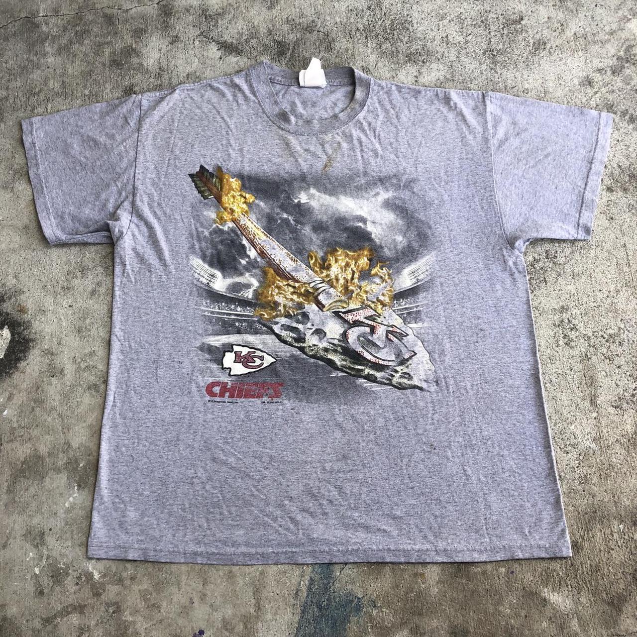 Vintage 90s Kansas City chiefs tshirt size men’s XL... - Depop