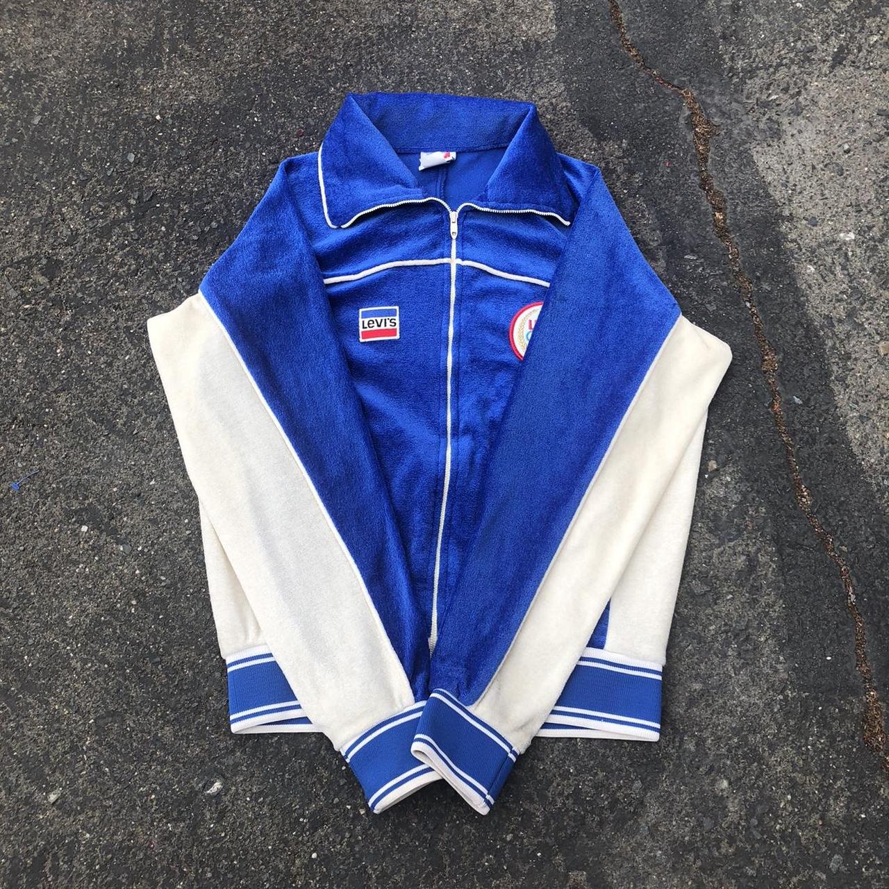 Vintage 1980 Levi’s Olympics track jacket size men’s... - Depop