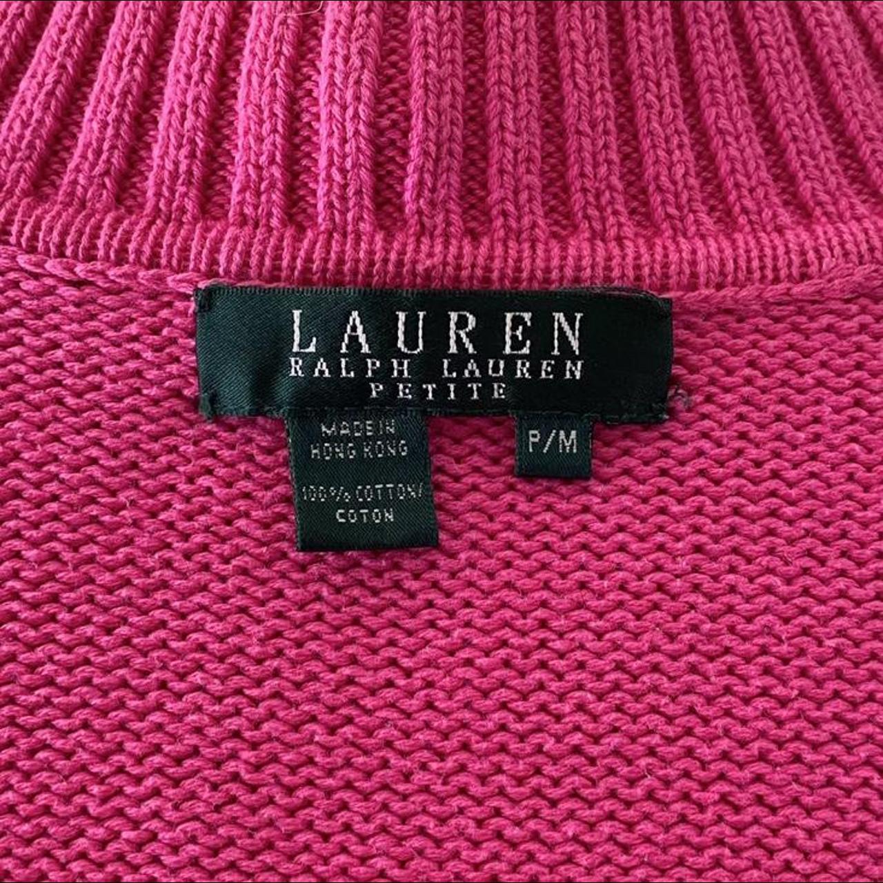 Ralph Lauren Women's Pink Jumper | Depop