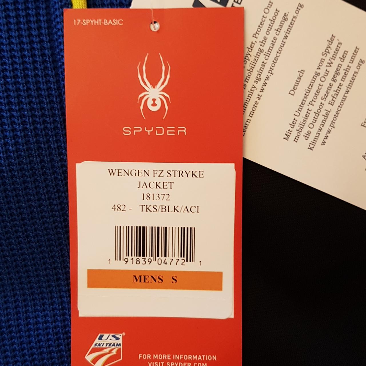 Spyder wengen outlet fz stryke jacket