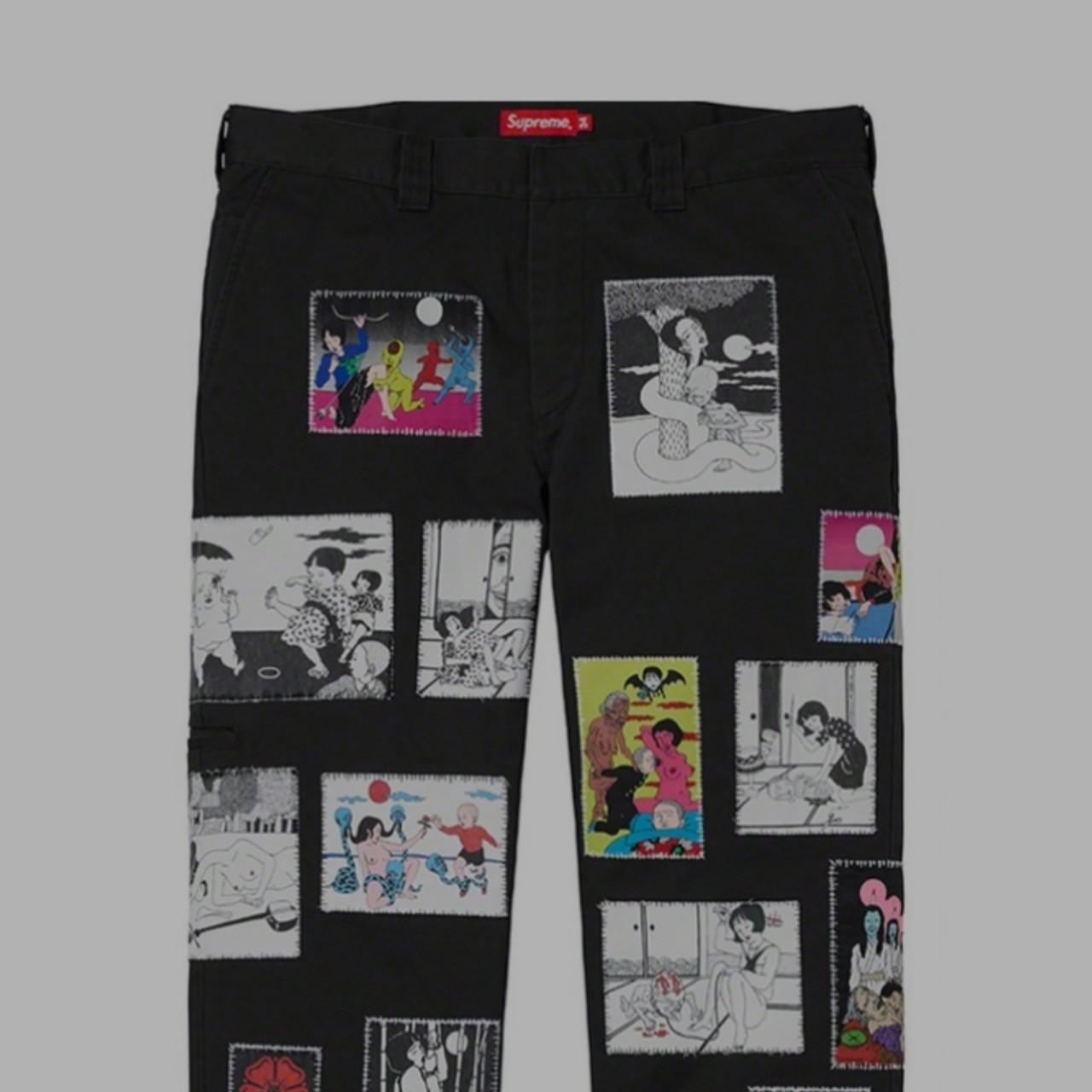 Supreme TOSHIO SAEKI work pant . Size supreme 36 - Depop