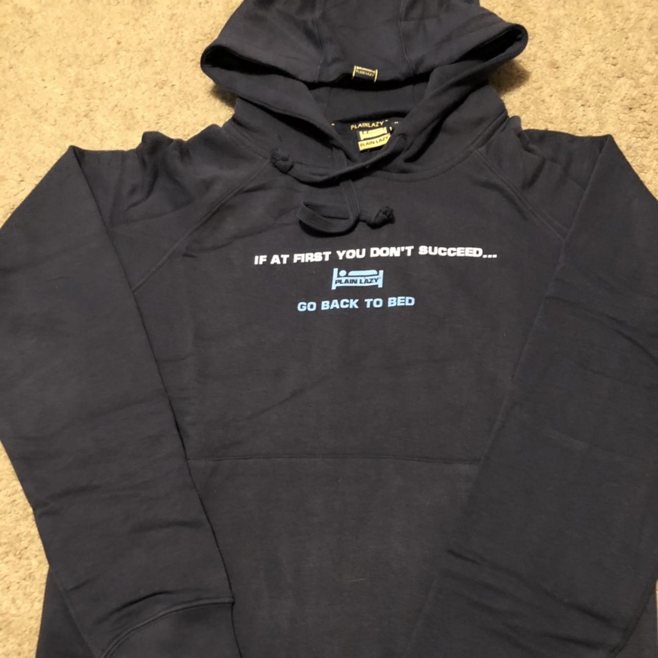 Plain best sale lazy hoodie