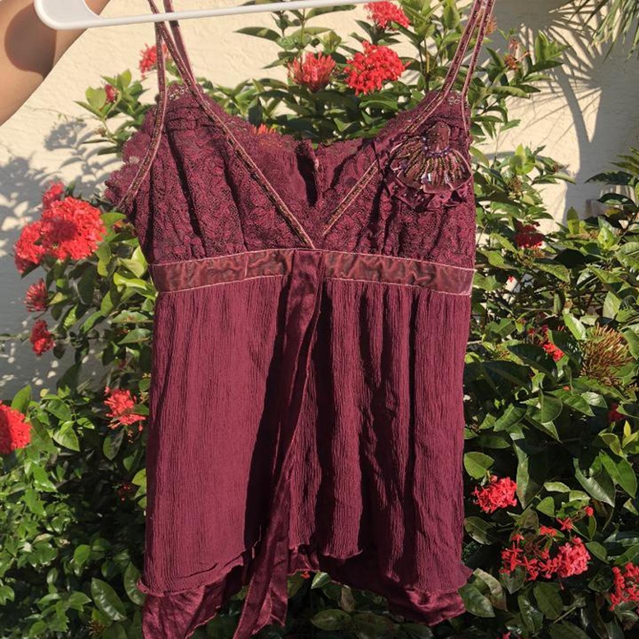 Bebe Women's Burgundy Vest