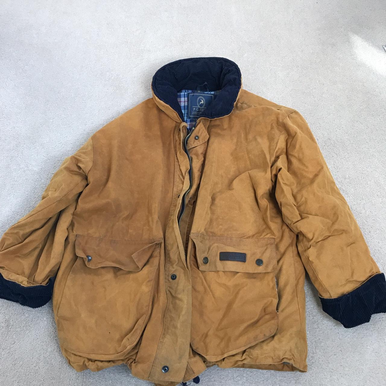 small PG FIELD wax vintage jacket #wax #jacket... - Depop