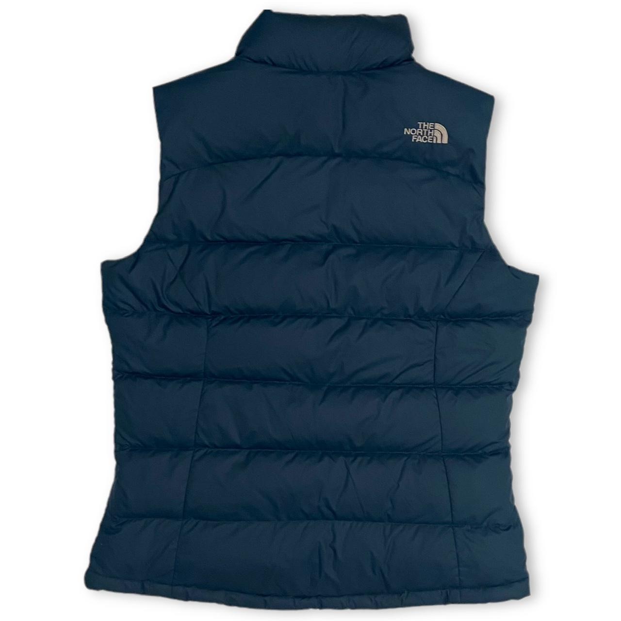 The North Face Women's Navy and Blue Gilet | Depop