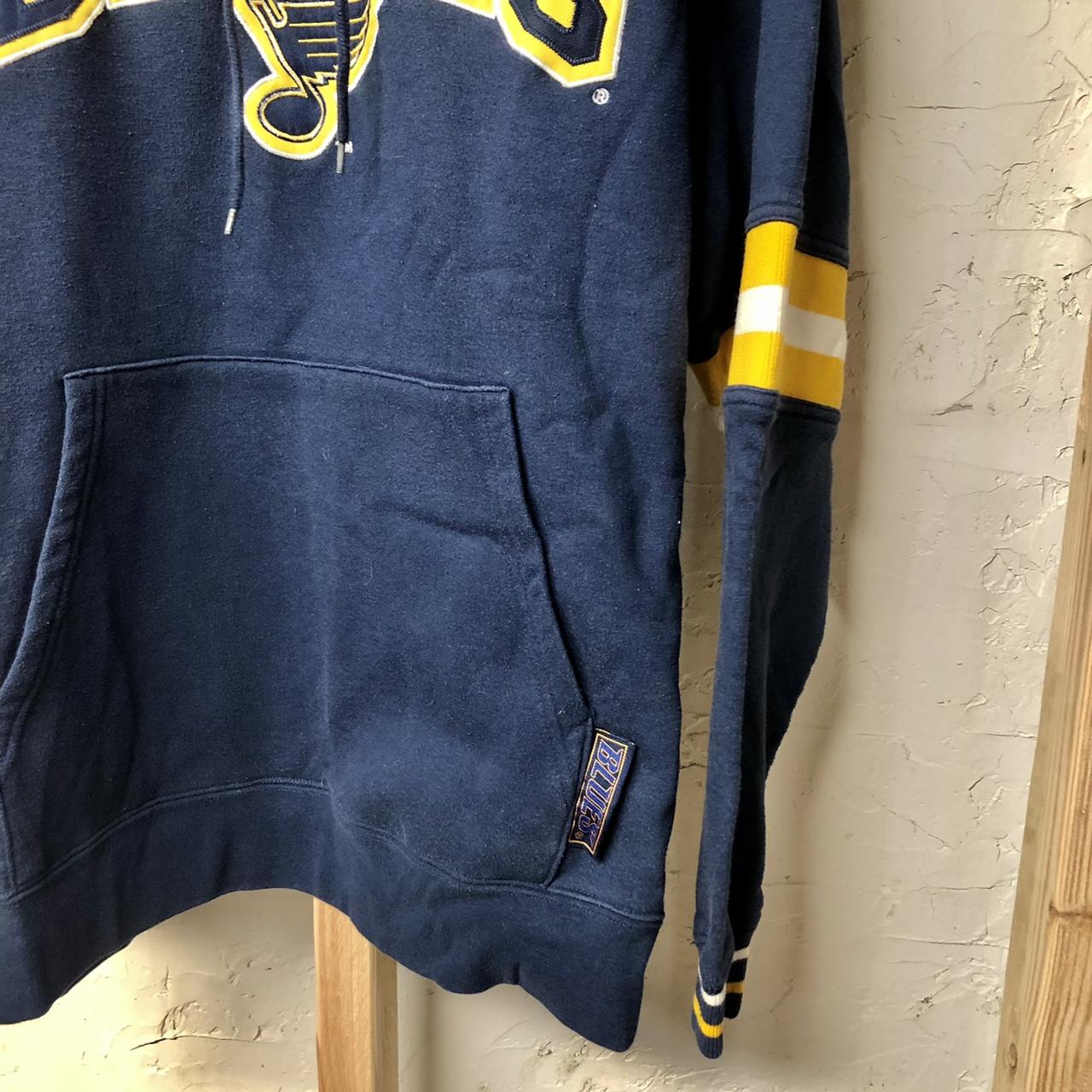 Vintage St. Louis blues hoodie // 90s 00s Navy - Depop