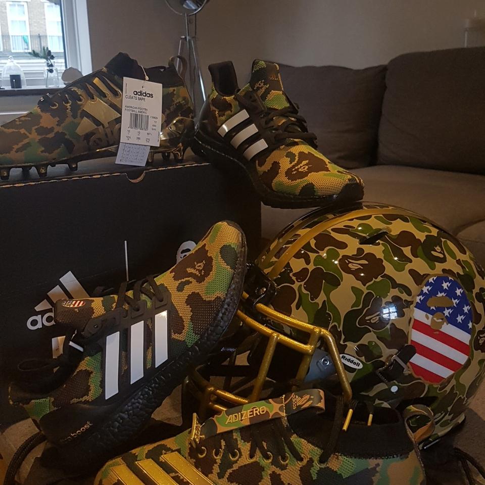 BAPE x adidas football collection Brand new on. Depop