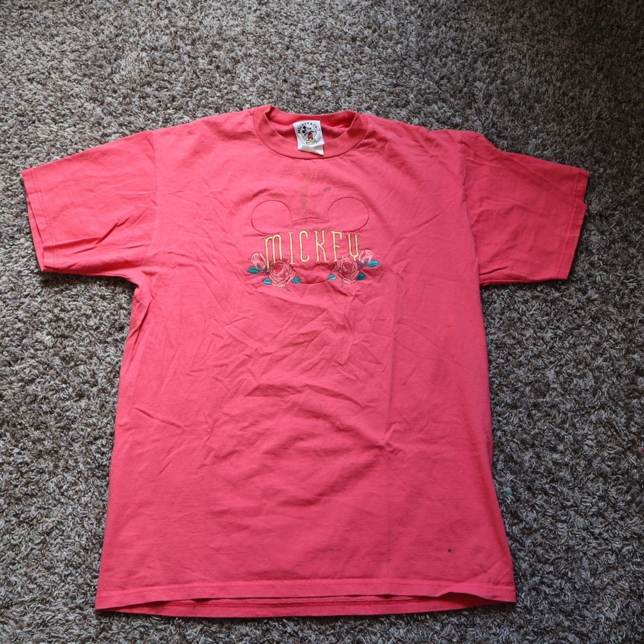 Mickey & Co. Men's Pink T-shirt | Depop
