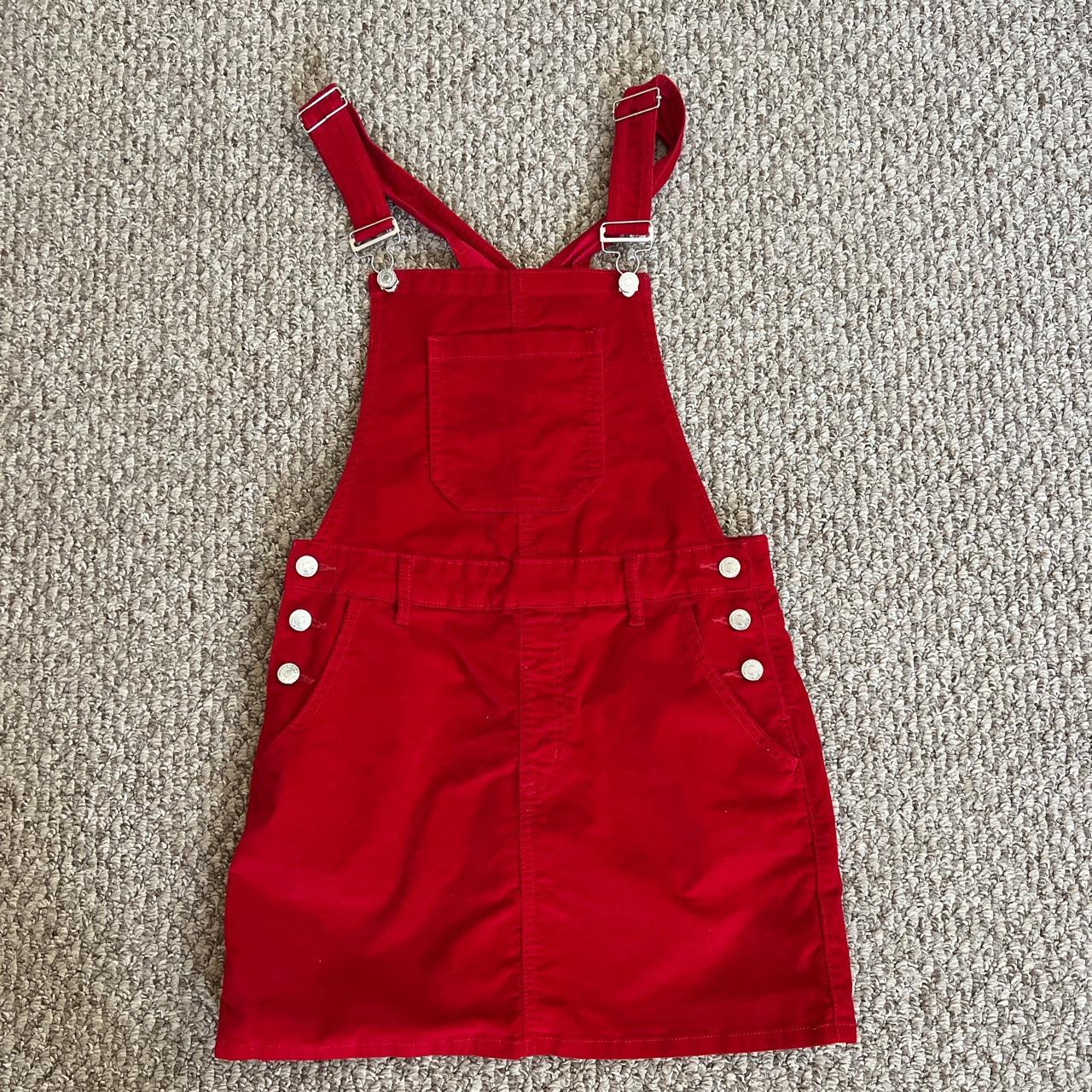 Red Velvet Overalls 🍓 Bottom Part Is Open Like A Depop 7967