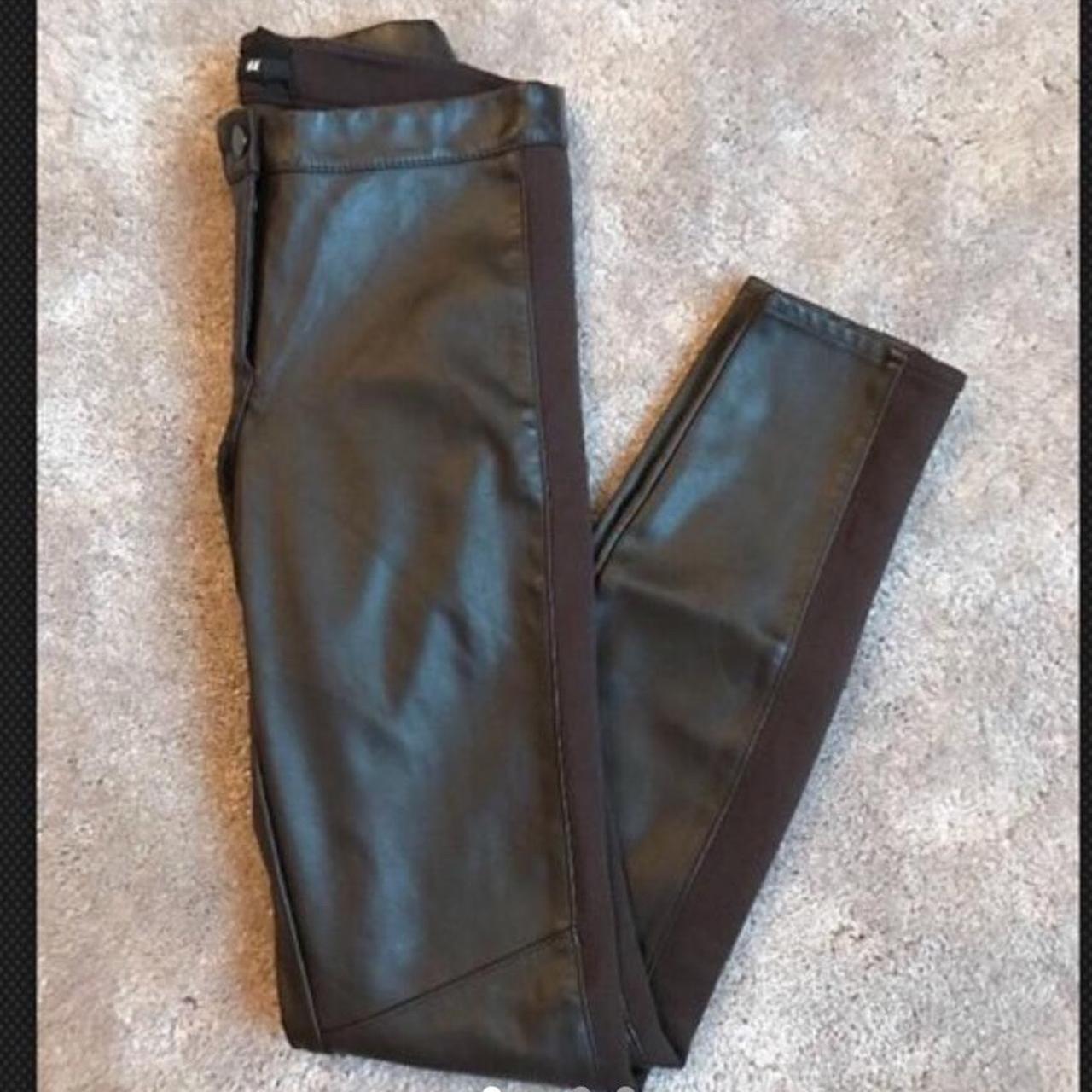 H&M faux leather leggings Bought on Depop but - Depop