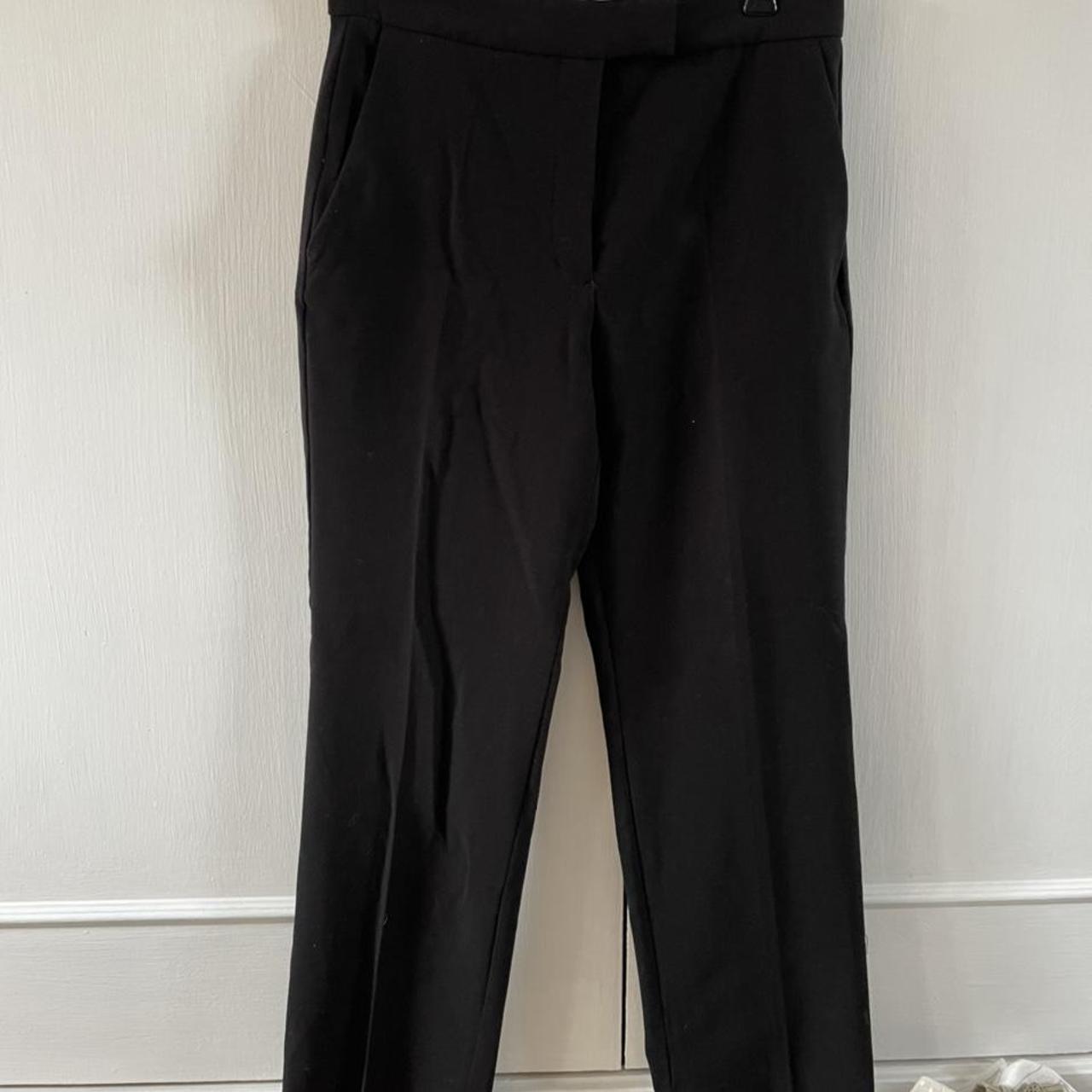 Mango Belted High Waist Trousers | eBay