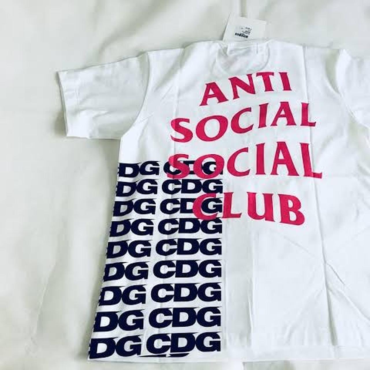 Anti social social club x Comme des garcons ( ASSC... - Depop