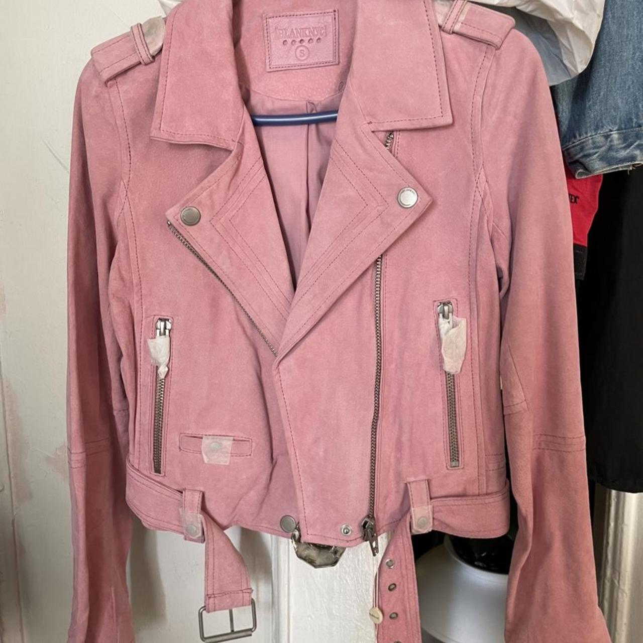 Blank NYC Women's Pink Jacket Depop