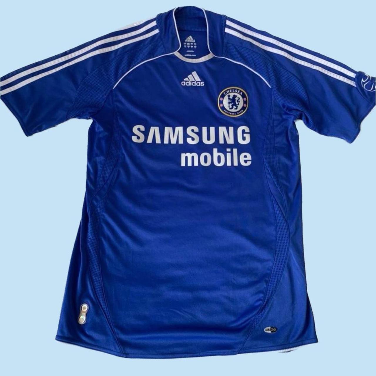 Chelsea fc 2006/08 home adidas football shirt Terry... - Depop