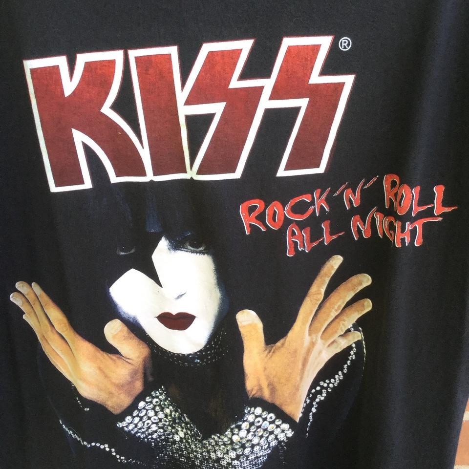 Vintage Kiss Rock and Roll all Night T shirt Brand... - Depop