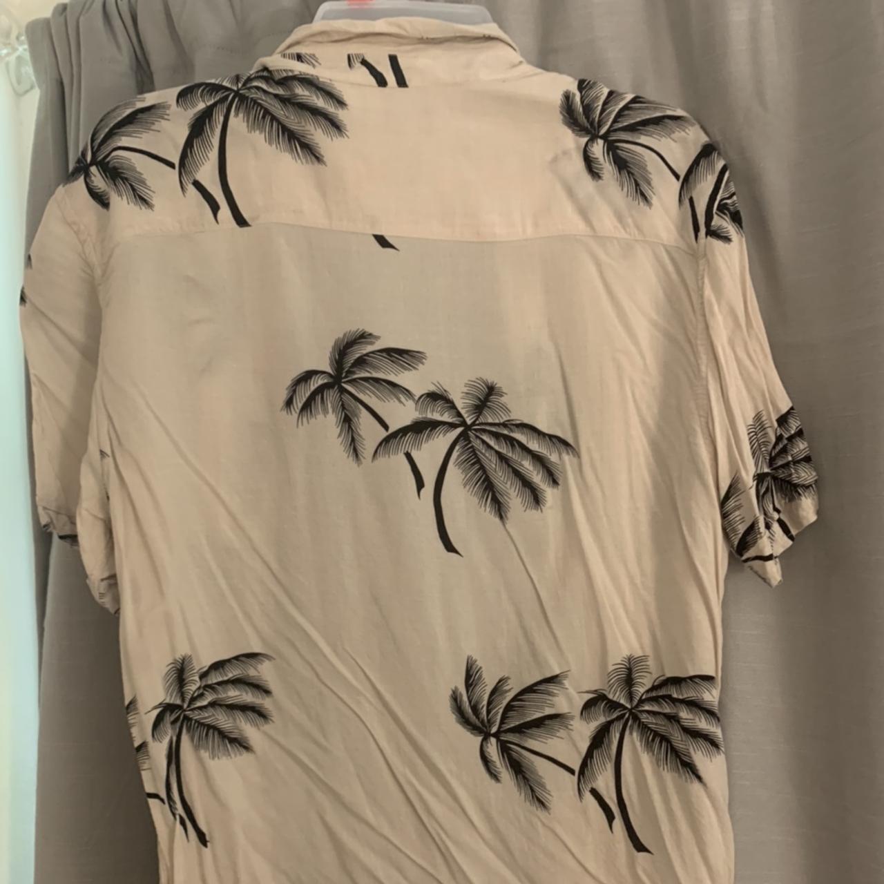 DM before purchase!!! AllSaints palm tree button up... - Depop