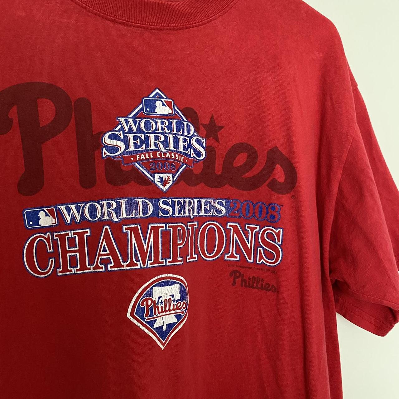 2008 Phillies World Series Roster Tee, Front
