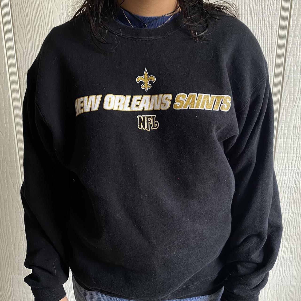 Product Image 1 - New Orleans saints sweatshirt
Size large
Measurements:
Pit