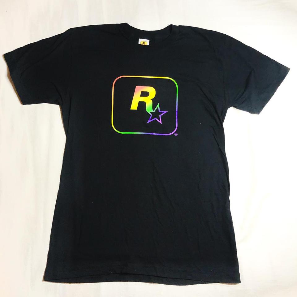 Super Rare Rockstar Games Pride Shirt #Pride #GTA... - Depop