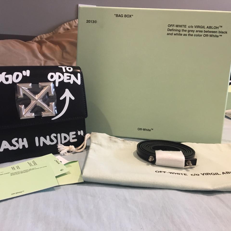 Off-White White Jitney 0.7 Cash Inside Bag Off-White