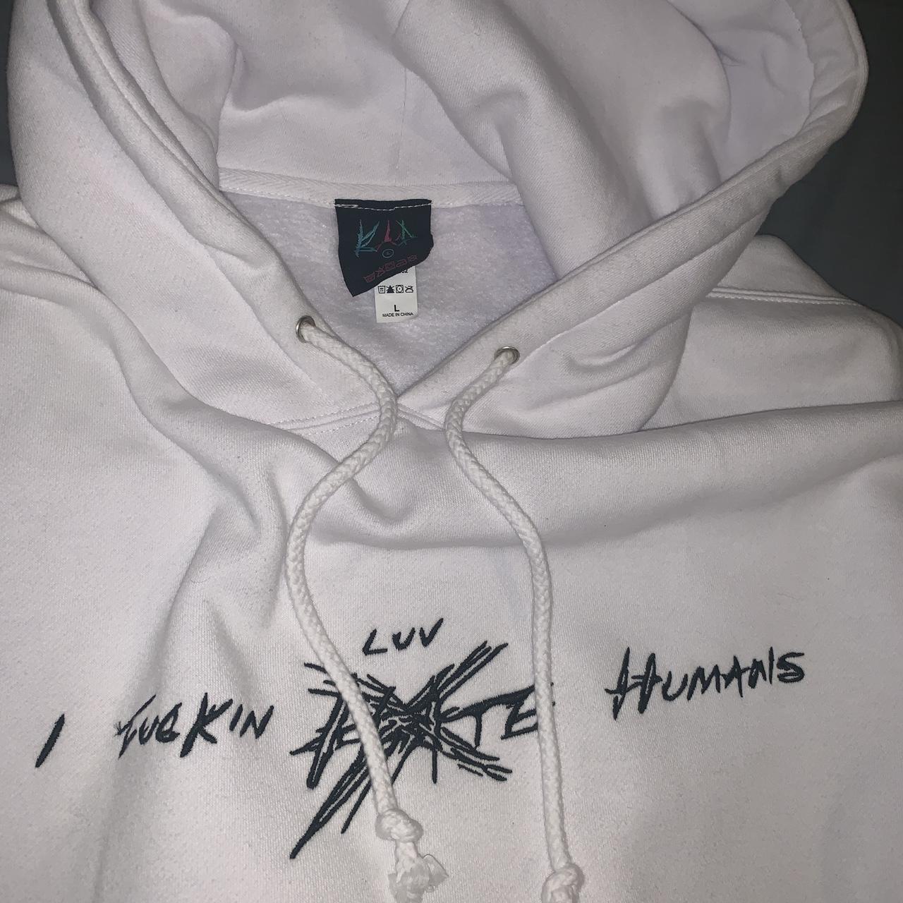 XXXTentacion I F*Ckin Luv Humans Hoodie Size L- Original Drop sale