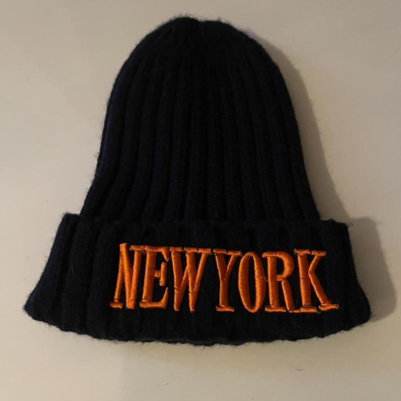 New York beanie! Super cute new york print beanie!... - Depop