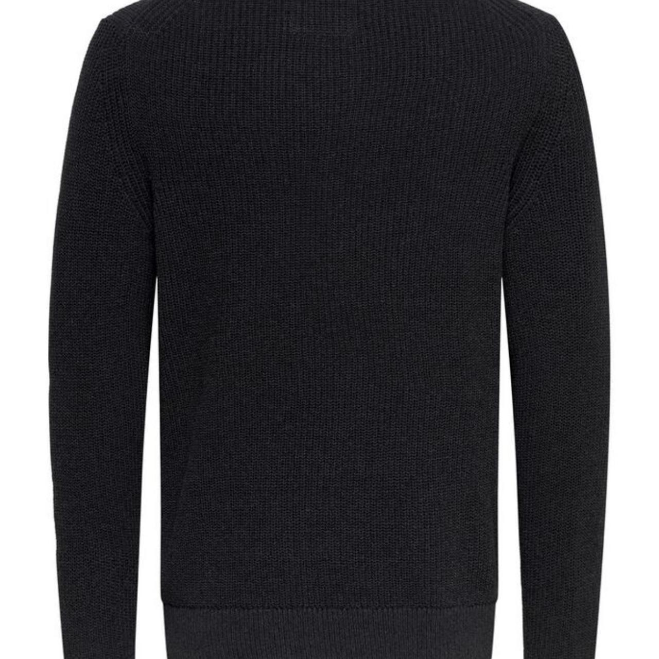 Only & Sons Men's Black Jumper Depop