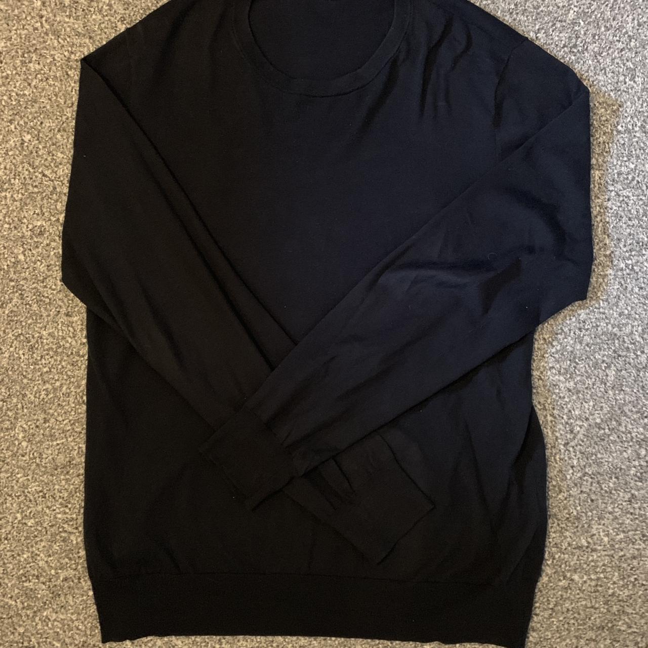 Louis Vuitton Men's Uniform “inside out” Sweater in Charcoal Size