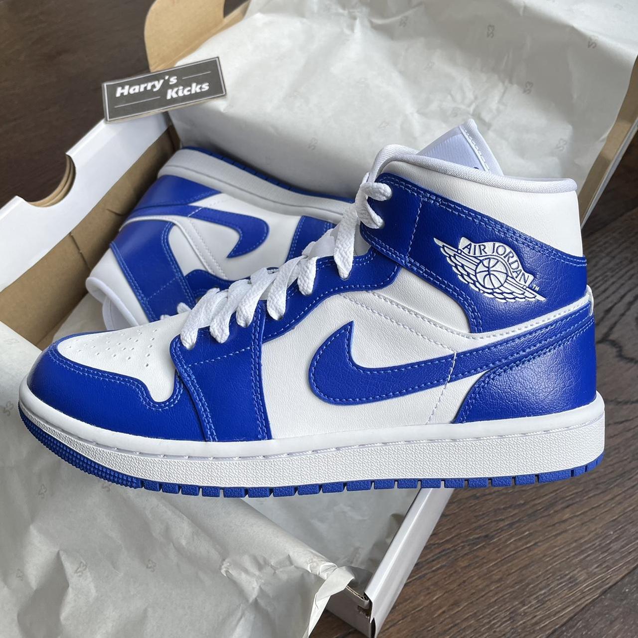 JORDAN 1 MID 'KENTUCKY BLUE' (W)💙   Get summer ready... - Depop