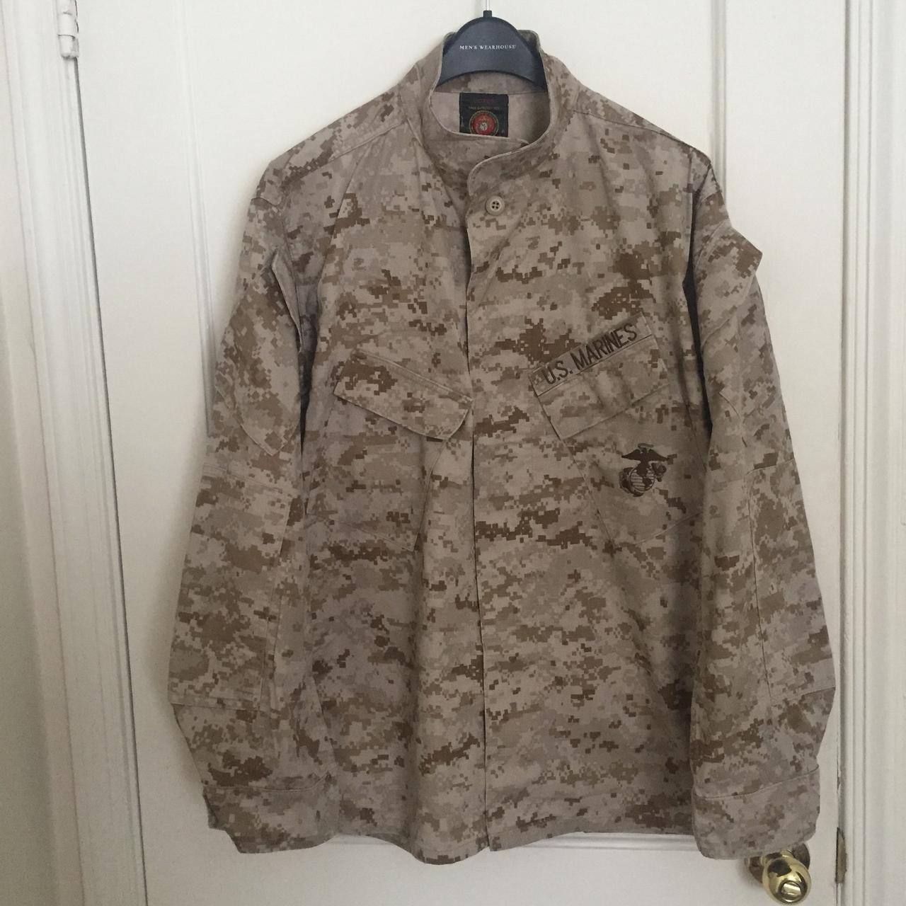 Authentic Marines camo jacket. Size men’s Large. In... - Depop