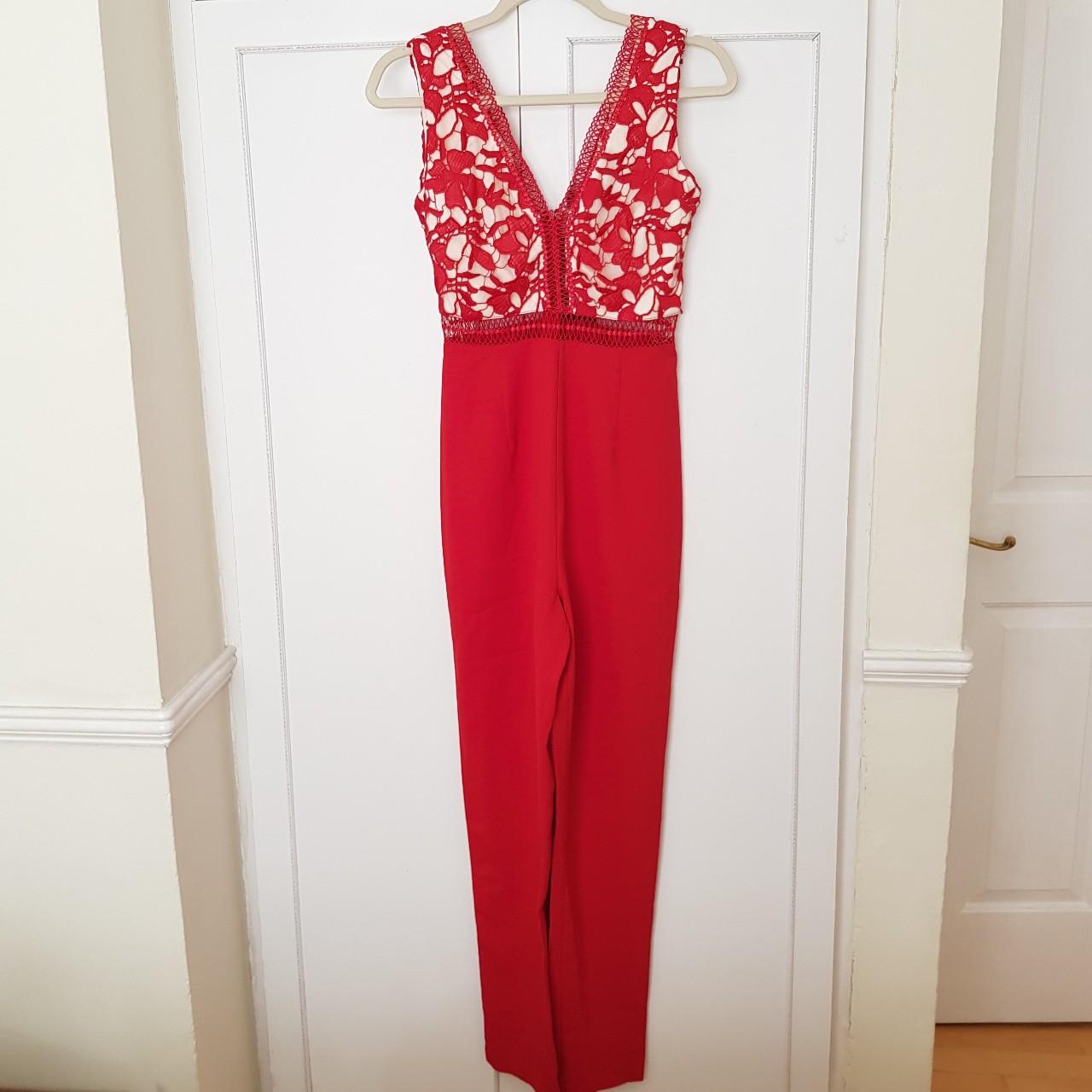 MISSGUIDED BNWT Red Jumpsuit Stunning red. Depop