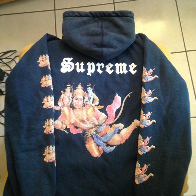 Supreme hanu hoodie - Depop