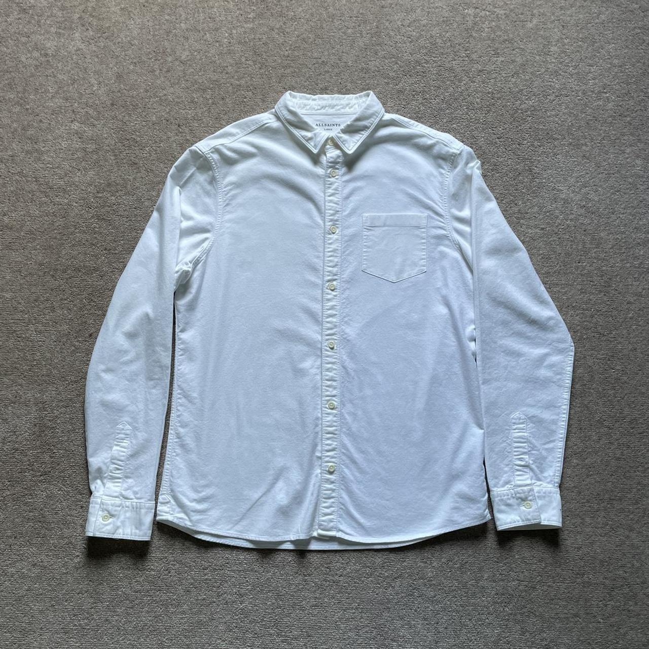 AllSaints Men's White Shirt | Depop