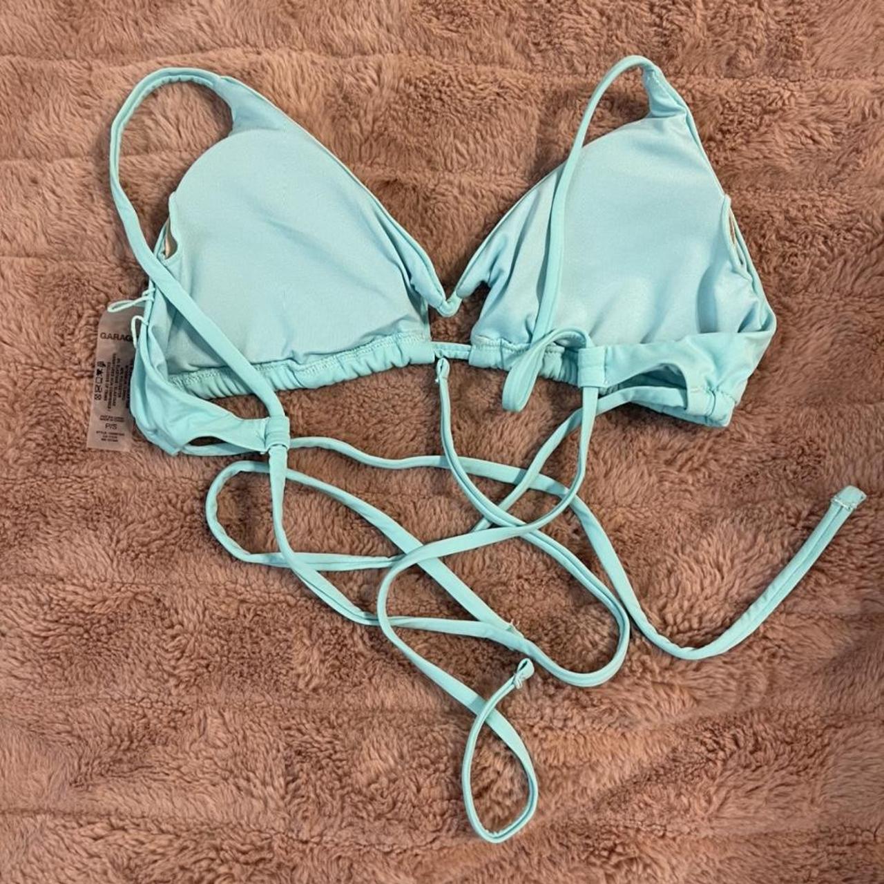 Bright Blue Bikini From Garage Size Small Top And Depop 1354