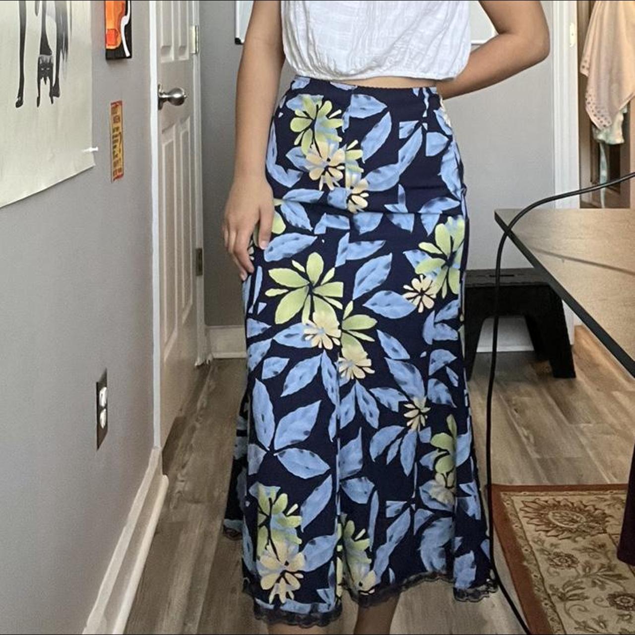 True vintage Hawaiian maxi skirt ️PRODUCT... - Depop