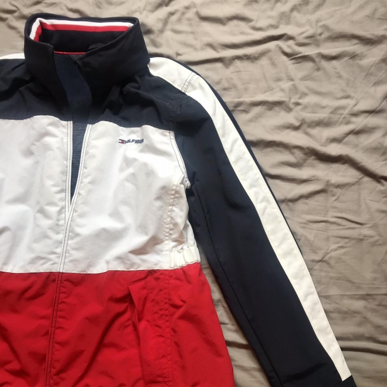 Tommy Hilfiger lined sports jacket. Size medium with... - Depop