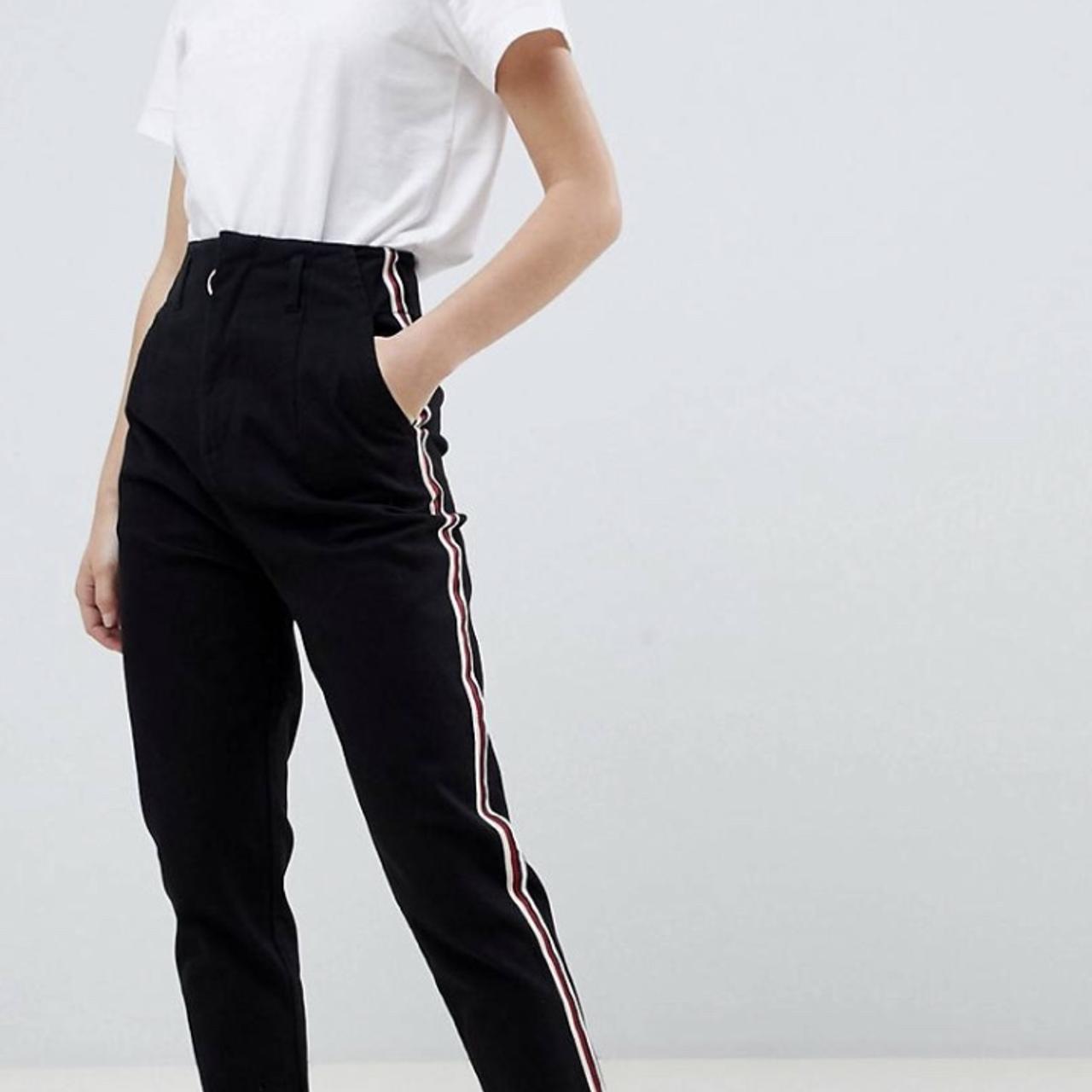 Stylish womens Trousers Cigarette Pant for women White color