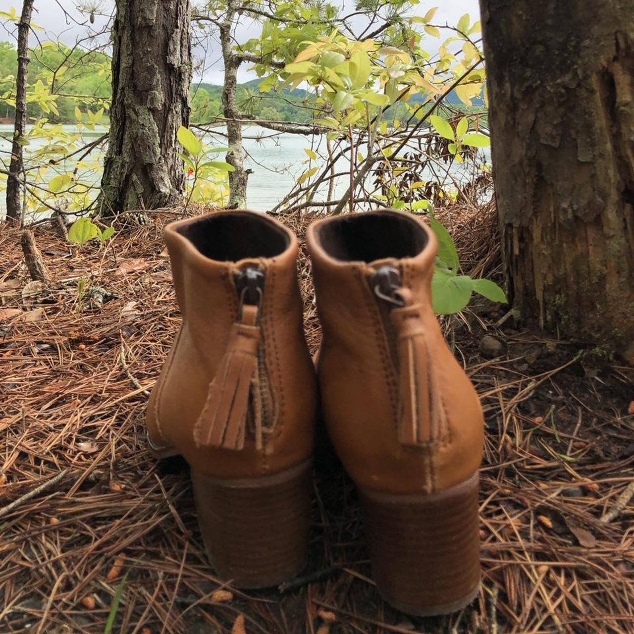 toms leather booties