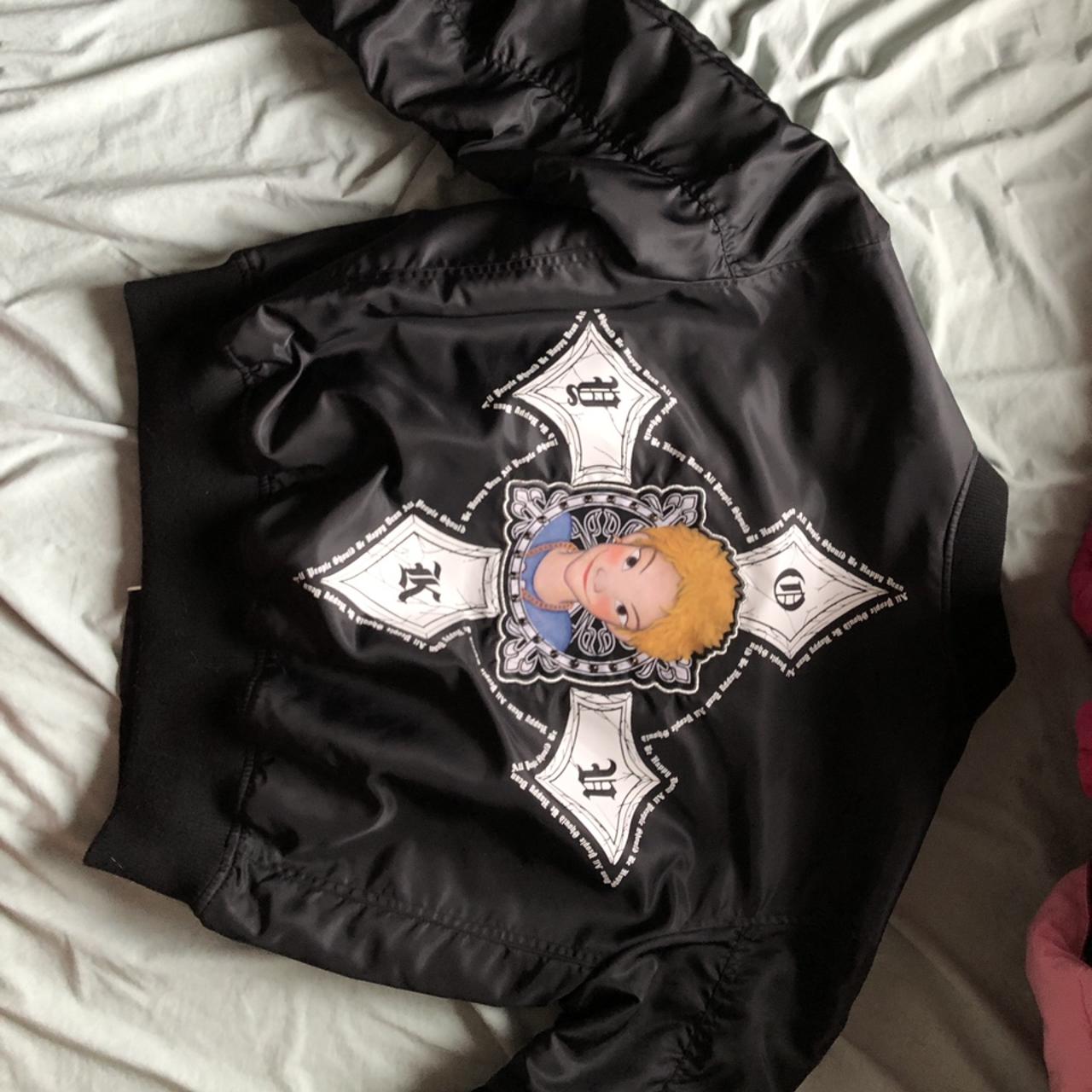 ☆人気☆【COVERNAT】☆(W) CLOVER HEART FLEECED JACKE.T☆ ANDREEVA | Pink Jacquard Jacket №19 with detachable feather