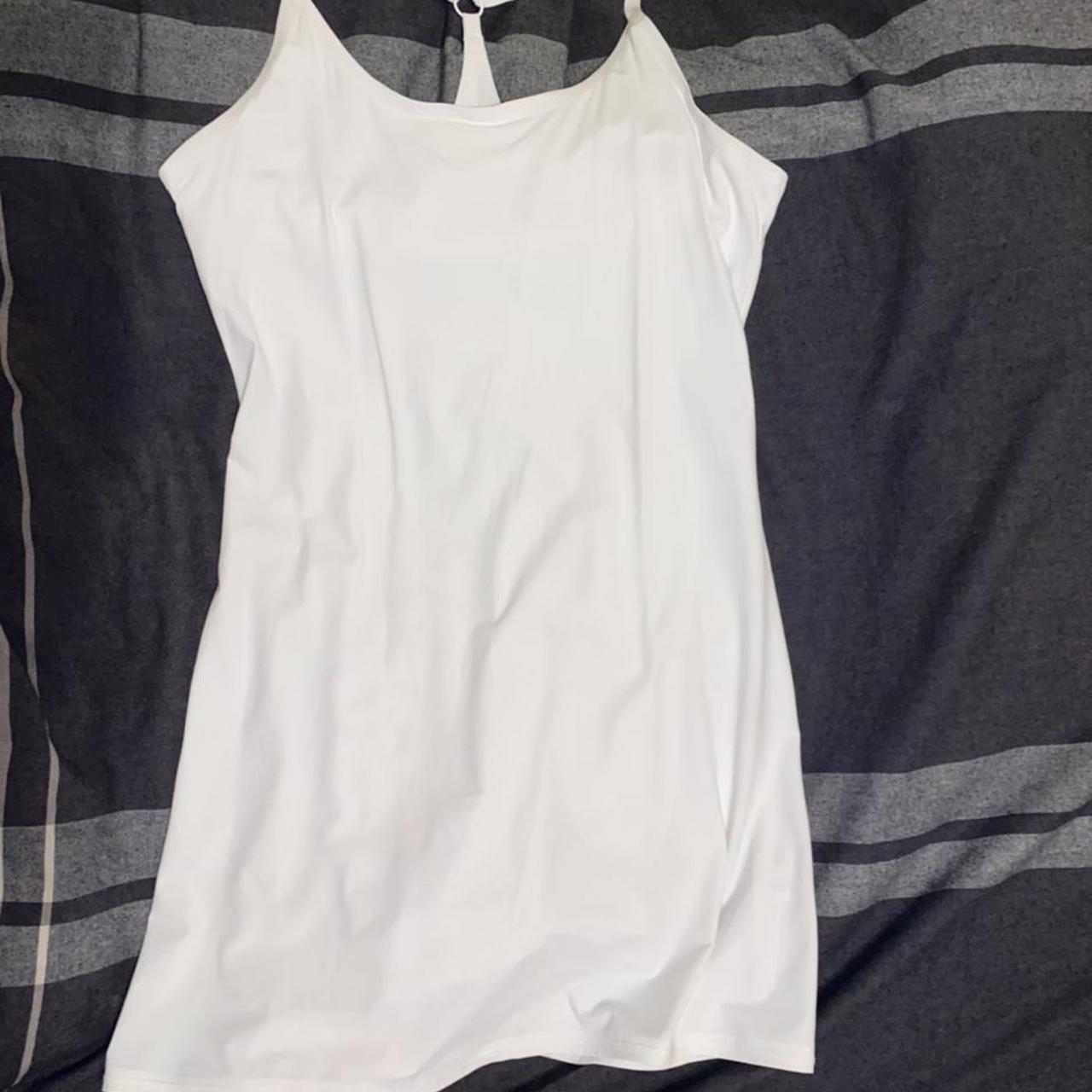 The exercise dress from outdoor voices in white. - Depop