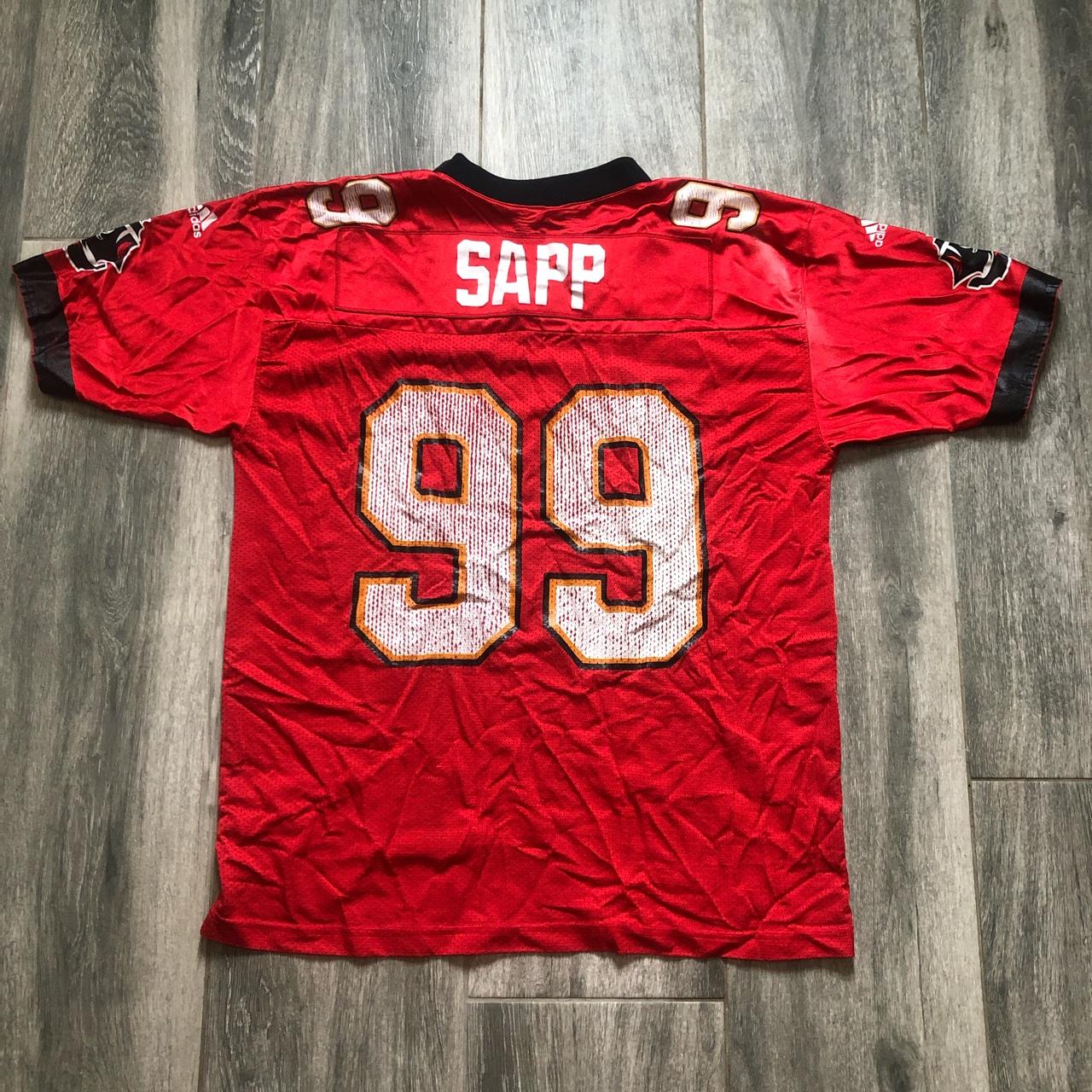 adidas, Shirts, Jersey Buccaneers Sapp By Adidas Size L