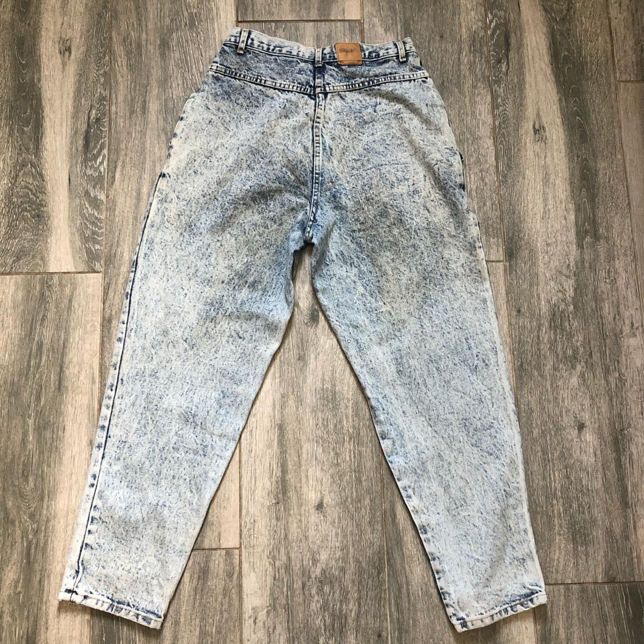 frosted jeans 80's