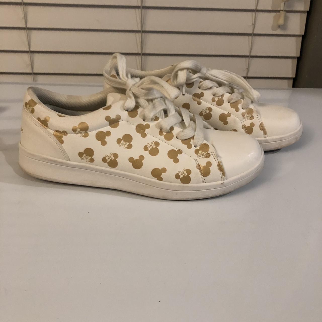 Gold minnie mouse store shoes